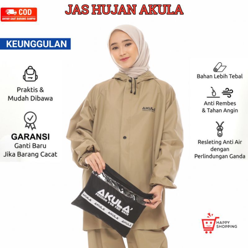 Raincoat,Jas Hujan Setelan Jaket Celana Pria Dan wanita  Tebal  by AKULA