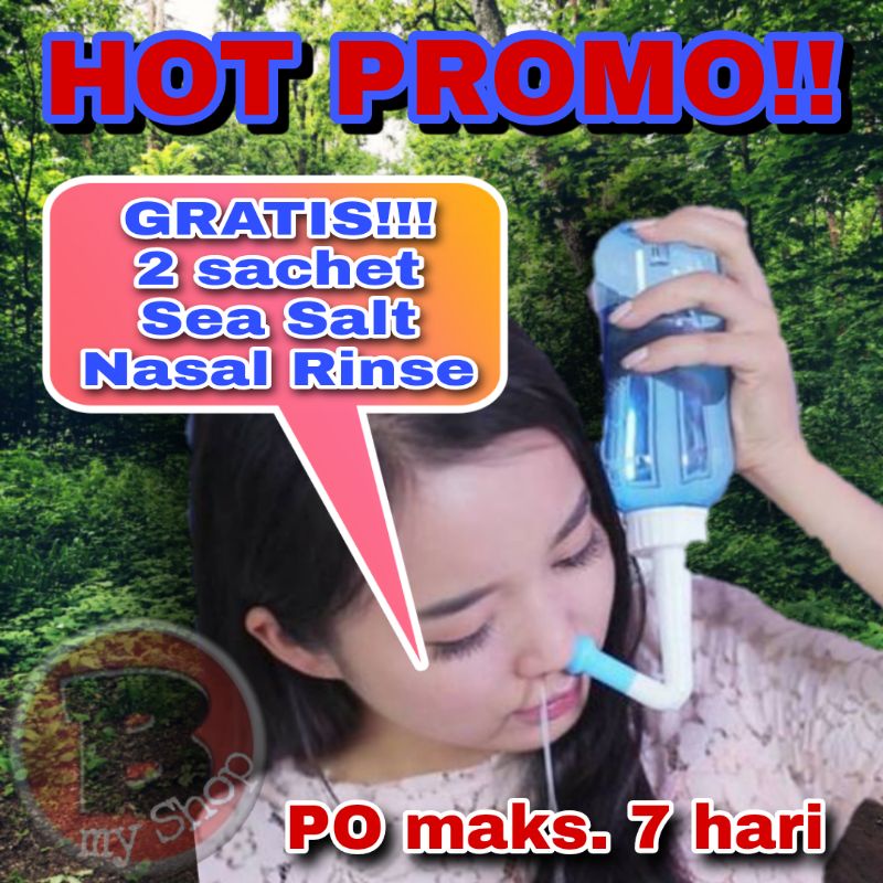 PRE-ORDER 7 hari WATERPULSE - BOTOL CUCI HIDUNG - NASAL RINSE BOTTLE - BOTOL PEMBERSIH HIDUNG - NASAL WASH