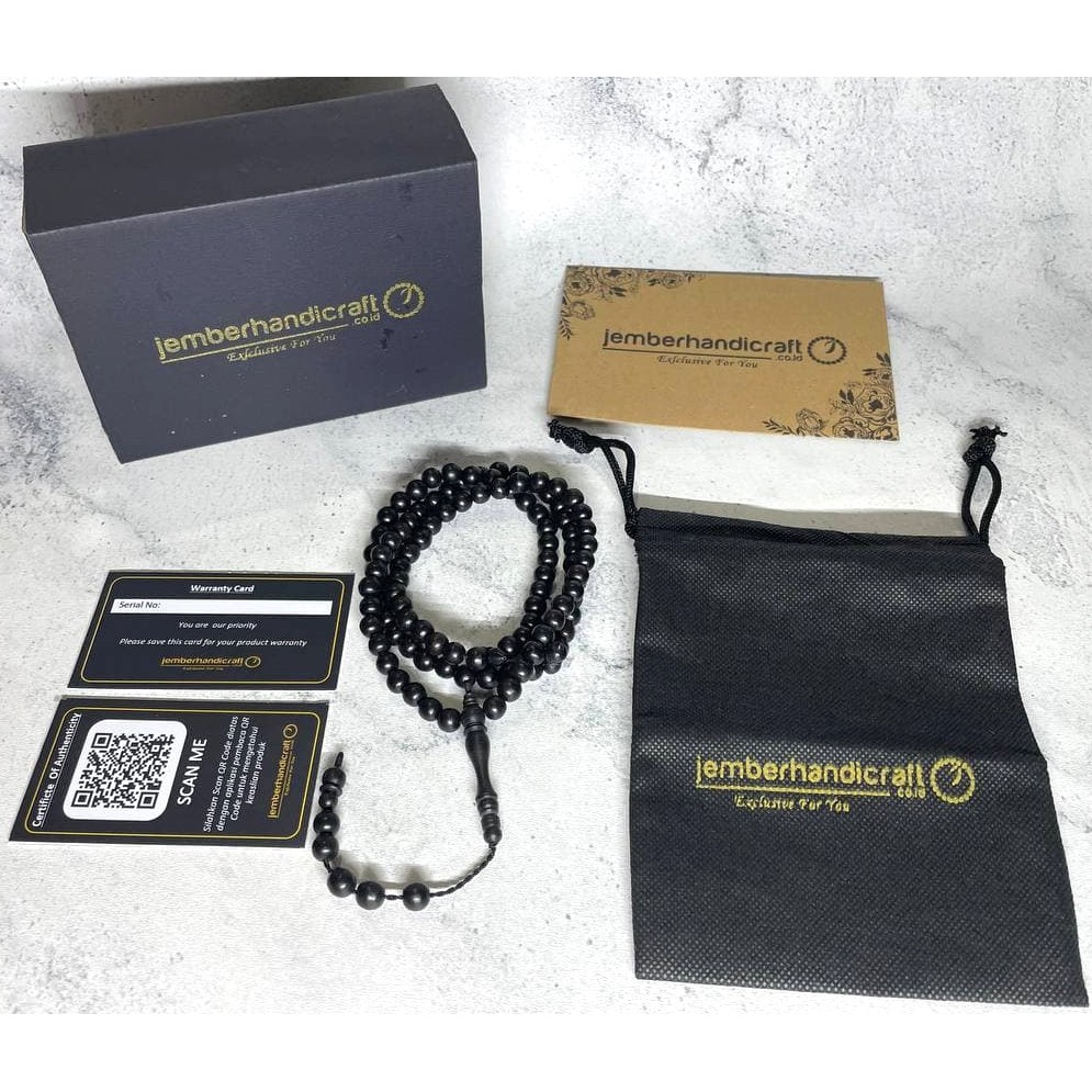 Tasbih Kayu Hitam / Tasbih Galih Kelor / Tasbih Kelor  Original Tenggelam