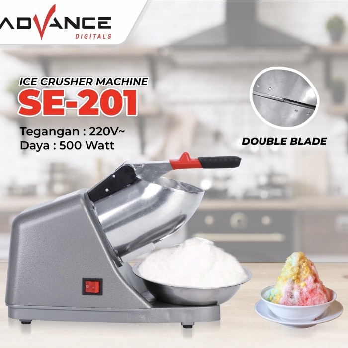 mesin serut es/ice crusher/mesin penghancur es advance se 201 se201 new promo BERGARANSI RESMI 1 TAHUN MANTAP