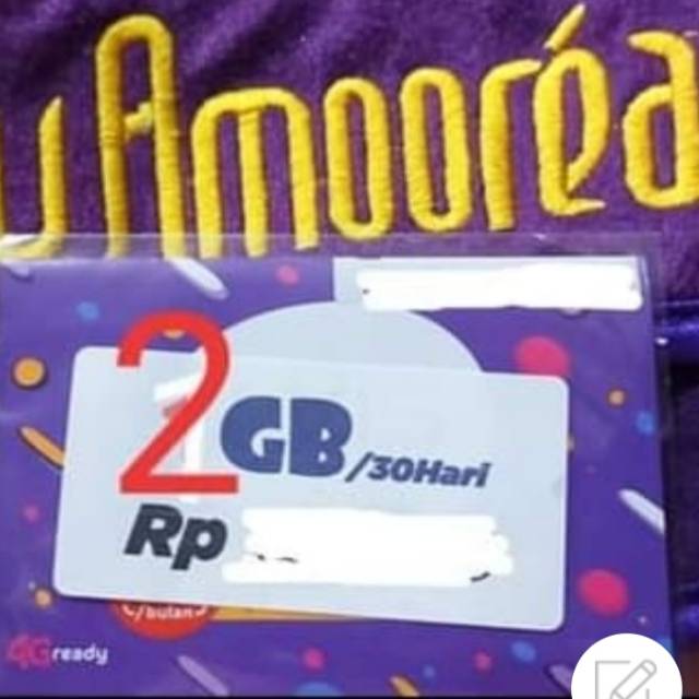 Kartu Perdana Internet Axis Kuota 2GB Nasional 24jam full