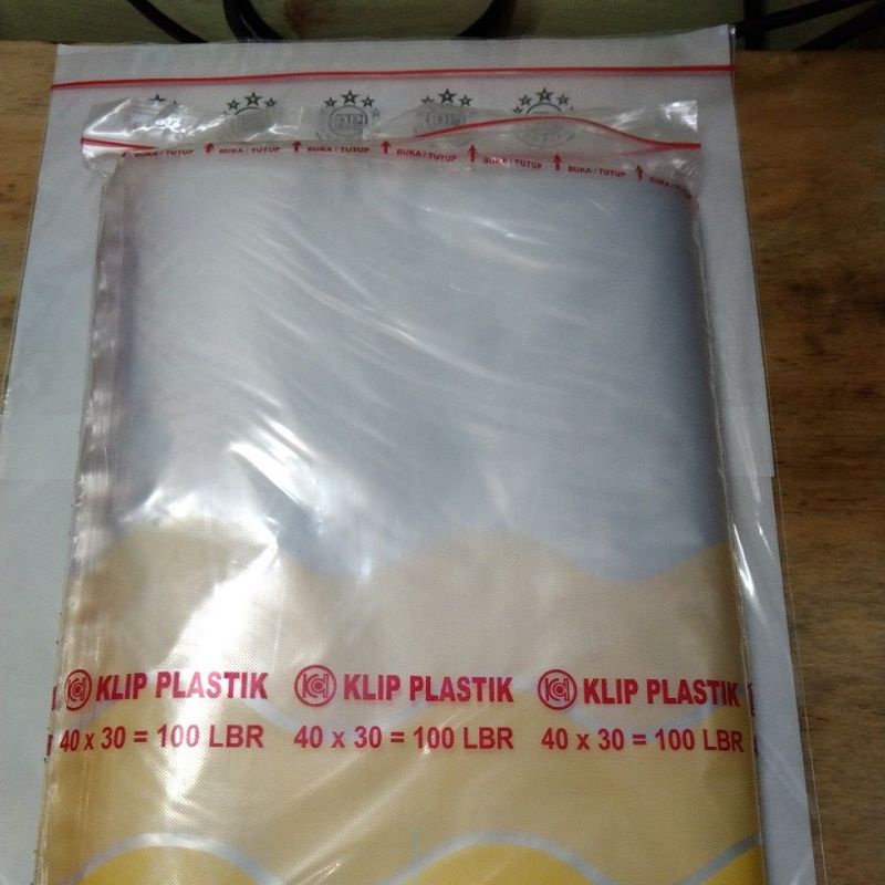 Plastik Klip Ziplock 30x40