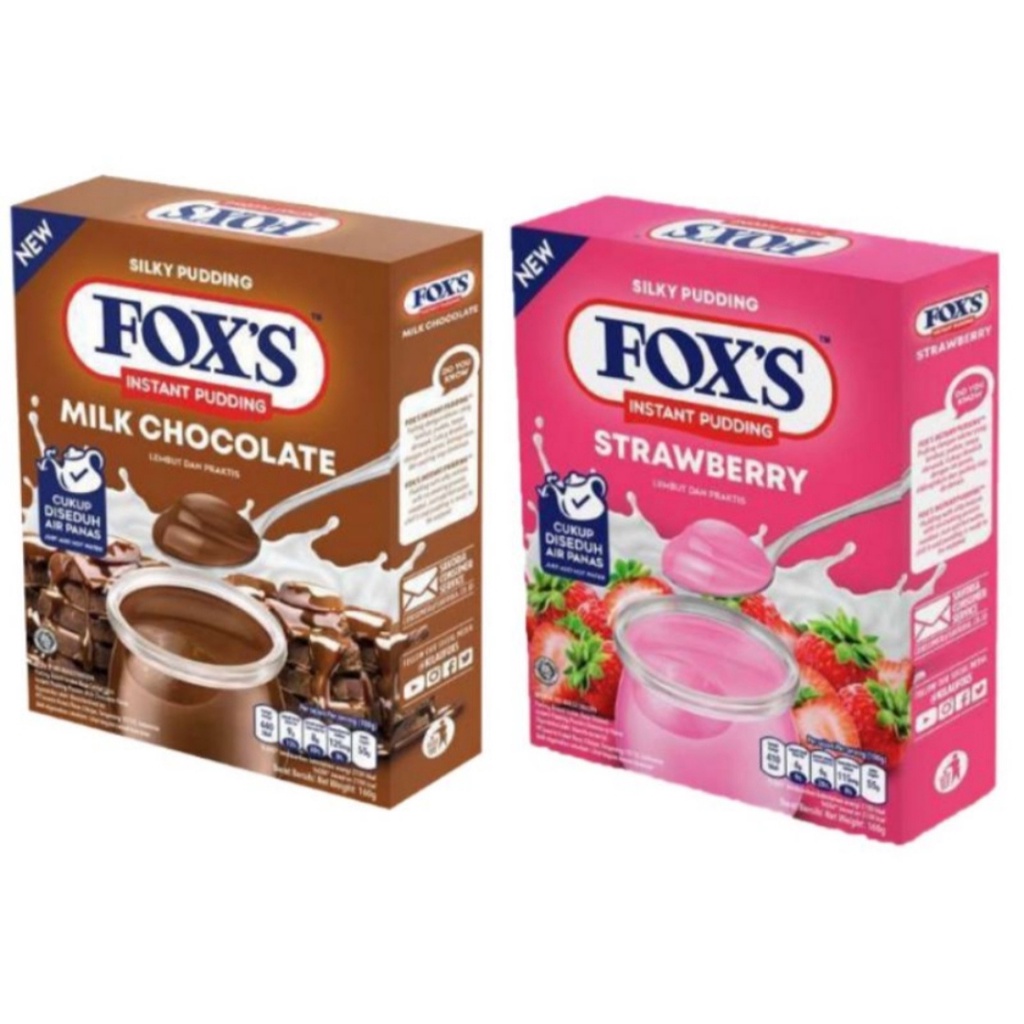 FOXS PUDDING INSTANT / FOX'S PUDDING / PUDDING FOXS / FOXS SILKY PUDDING / FOX'S