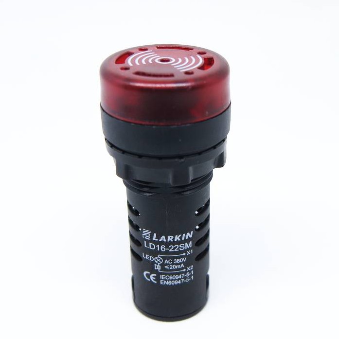 Larkin LD16-22SM LED Flash Buzzer Alarm 220V Beeper Pilot Lamp