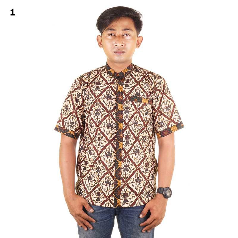 Baju Koko Batik Abrar Motif 1 - Katun Primisima