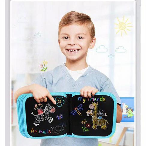

BUKU GAMBAR PORTABLE MAGIC BOOK PORTABLE MAGIC COLORING BOOK 1219-454