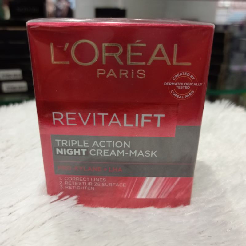Loreal paris Revitalift Triole Action Night cream-Mask (new)