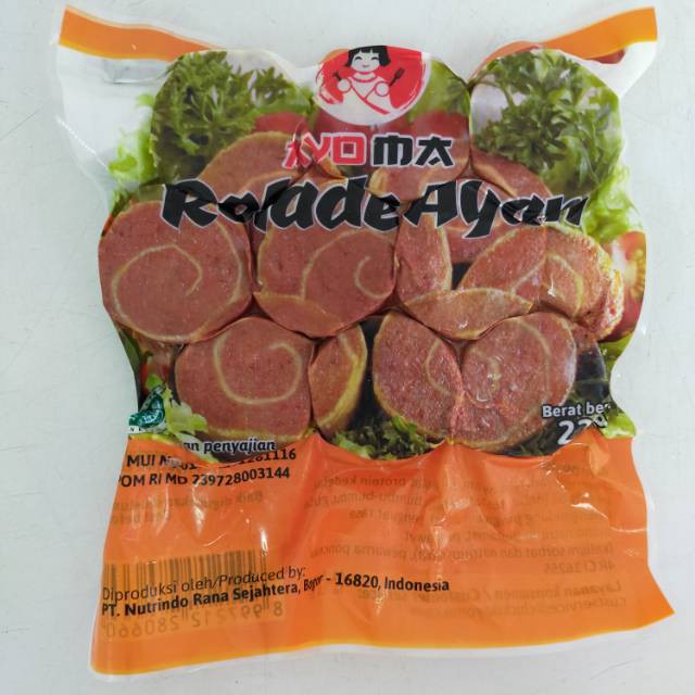 

AYOMA ROLLADE AYAM 225GR (ISI 9 PCS)