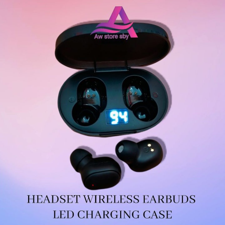 HEADSET BLUETOOTH 5.2 TWS LED DIGITAL CHARGING CASE EARPHONE WIRELESS BASS STEREO [SGS Z-BOX]