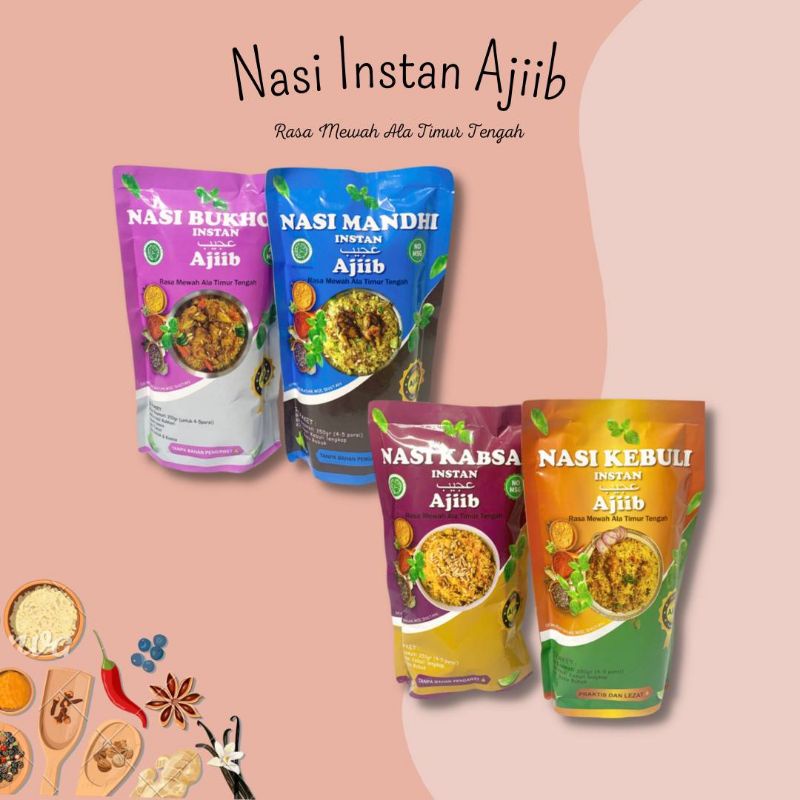 

Nasi Instan Ajiib All Varian
