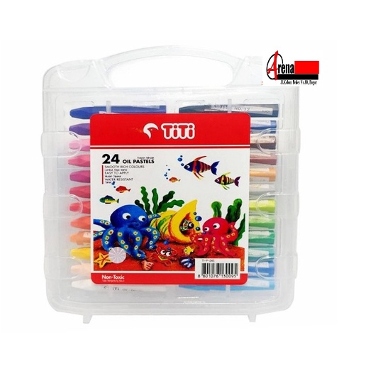 

Oil Pastel / Krayon Minyak TiTi TI-P-24CR / 24 Warna / Colors