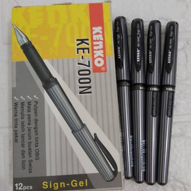 Pulpen gel Kenko KE-700N per pcs