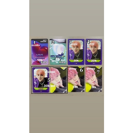 photocard jeno official