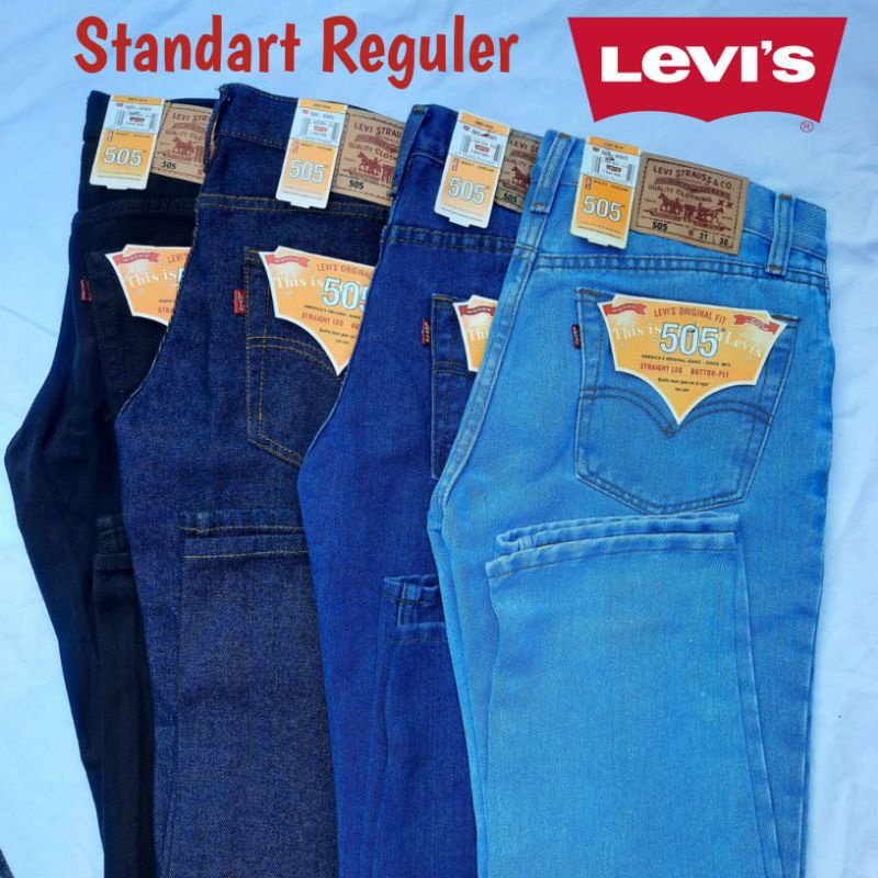 Celana Panjang Pria Standar / Celana Levis 505 Standar