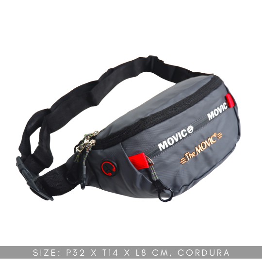 TAS PRIA LEVEL PRO FASHION WAISTBAG WATERPROOF MURAH BERKUALITAS