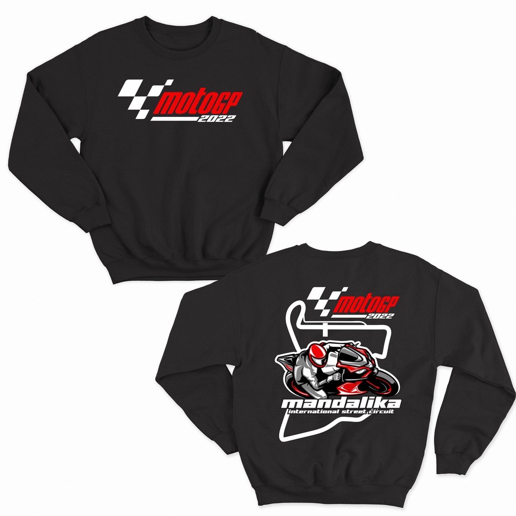 JAKET SWEATER MOTO GP 2022 MANDALIKA BIG SIZE JUMBO
