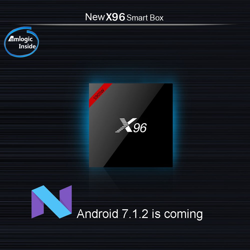NEW X96 2GB / 16GB Quad Core Amlogic S905W Android Smart TV BOX KODI
