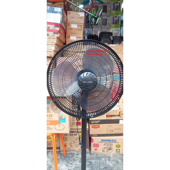 Kipas Angin Welhome 18 Inch WH1888 / Stand Fan Welhome 18 inch (KHUSUS OJEK ONLINE)