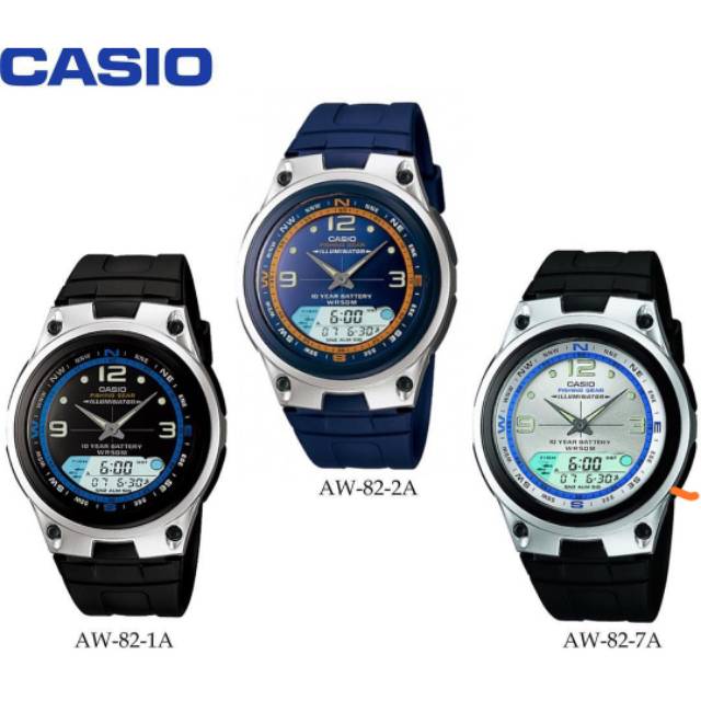 Jam Tangan Pria Casio AW-82 Series Original Casio AW-82