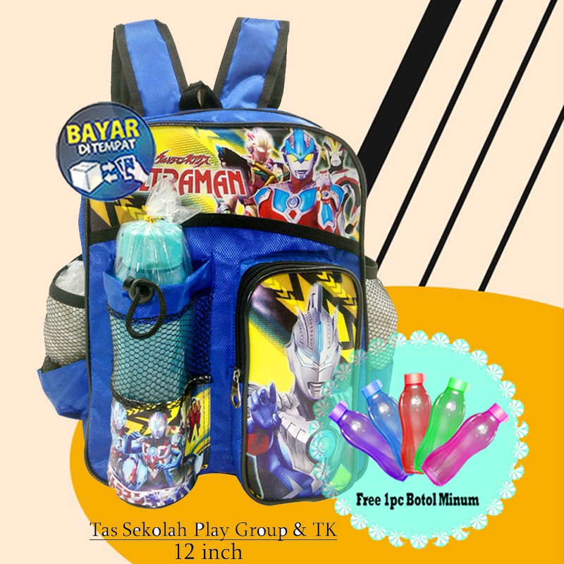 PROMO TAS TERMURAH Ransel Sekolah TK  Anak Laki Laki Motif Kartun ULTR4M4N