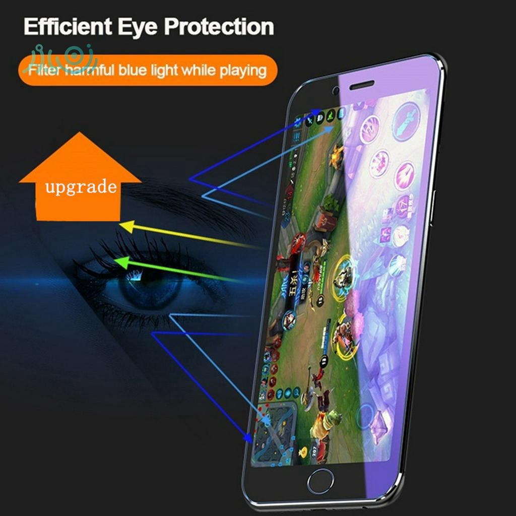 Anti-blue Tempered Glass for OPPO RENO 10X 2 Z 2F 3 Pro A5S A3S A12E A91 A92 A52 A5/A9 2020 A31 A1K F1s F11 Pro F9 F7 F5 Anti-Fingerprint Screen Protector