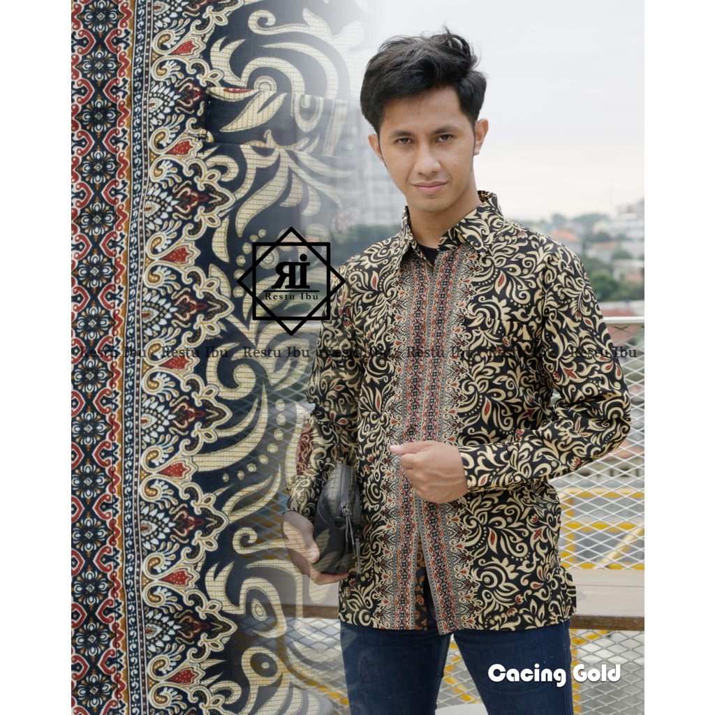 KEMEJA BATIK PRIA / KEMEJA BATIK KONDANGAN / HEM PANJANG / KEMEJA MURAH / KEMEJA BATIK TERBARU Kemeja Batik Pria Seragaman Among Tamu / Kemeja Batik Nikahan Original /TERBARU KEMEJA BATIK PRIA LENGAN PANJANG MOTIF/ CUOPLE BATIK CACING GOLD TERBARU