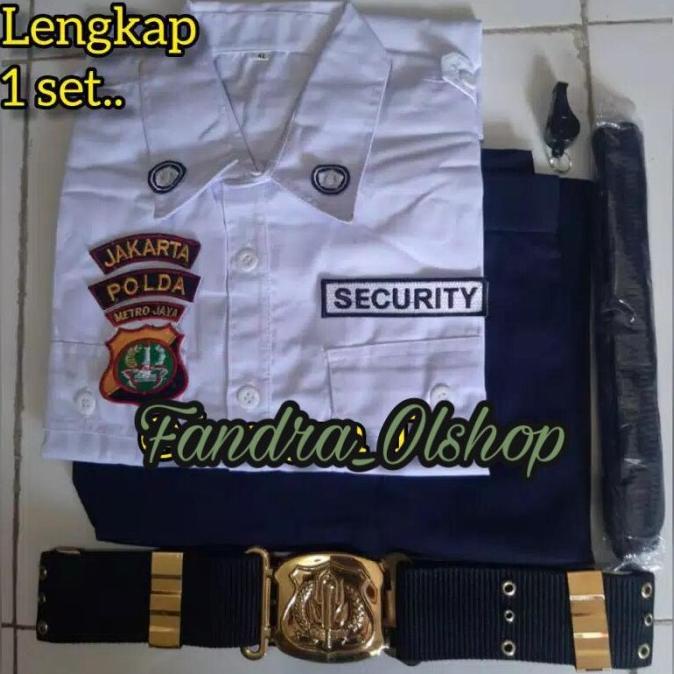 Baju Seragam PDH Satpam Security Lengkap. Kualitas Terbaik  BAGUS