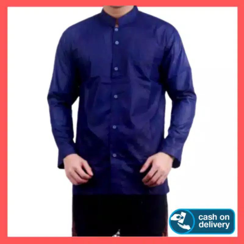 Baju koko haibah model ammu  lengan panjang pria dewasa