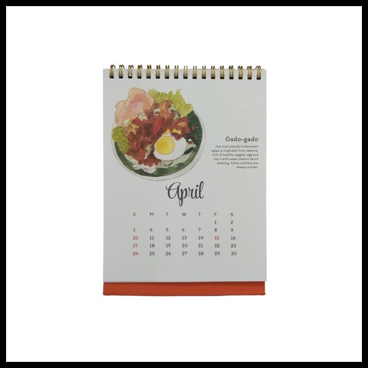 

Desk Calendar Kalender Meja 2022 Makanan Gue Kamalika Artprints