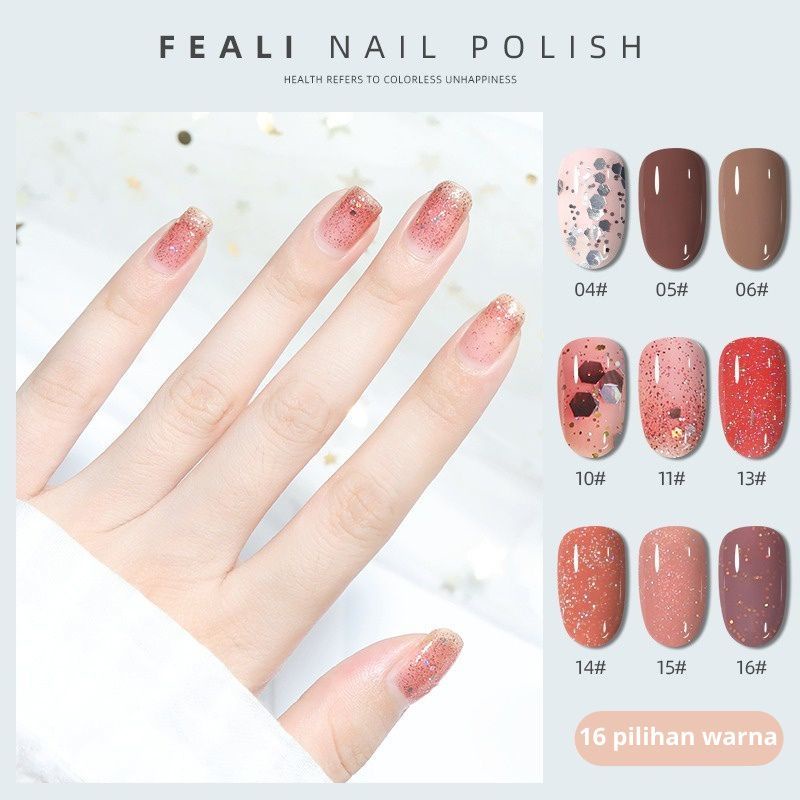 FEALI Kutek Peel Off Gel Nail Polish Kutek Korea Peel Off Cat Kuku Gel Nail Polish Peel Off