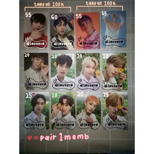 pc straykids noeasy limited hyunjin leeknow seungmin pop up fp unit poster