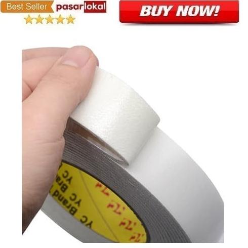 

Murah Laris Perekat Double Tape Acrylic Adhesive Foam Sponge 30Mm X 3M