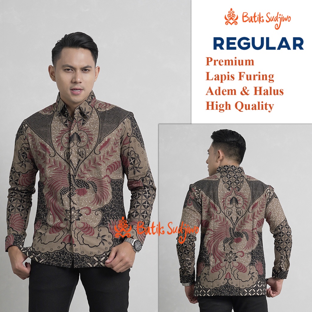 Baju Batik  Lengan Panjang Furing Premium 1103
