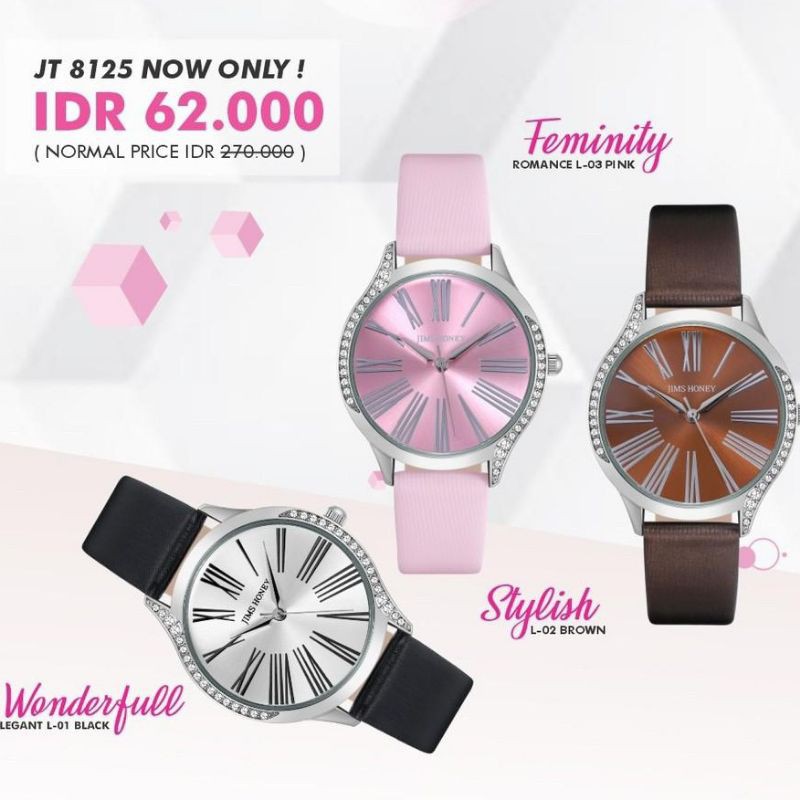 jam tangan cewek jims honey