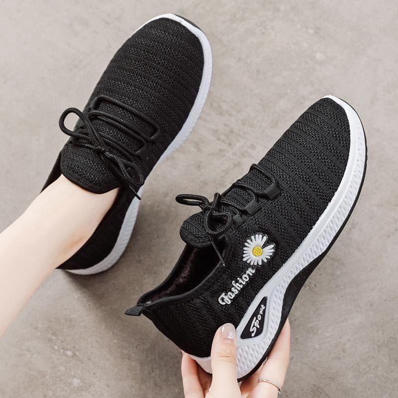 Medan Termurah KD001 Good quality sepatu Fashion Wanita import Sneakers wanita flower