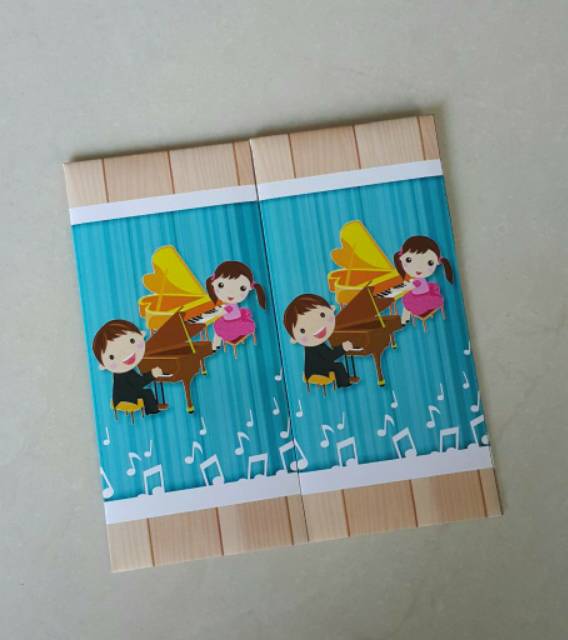 Amplop angpao tema musik piano