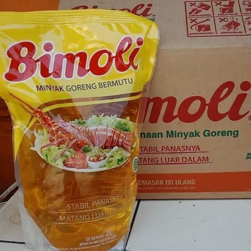 

Minyak goreng Bimoli 2 liter pouch