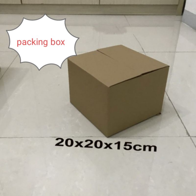 

0Kardus / Box / uk. 20x20x15 cm / Karton packing polos baru ST