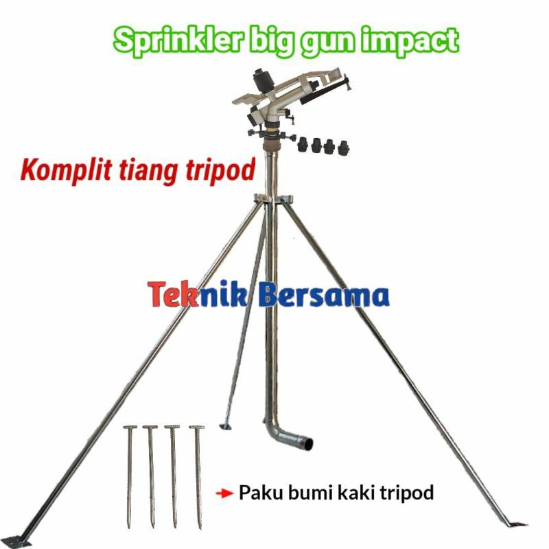 Sprinkler impact big gun komplit tiang sprinkler