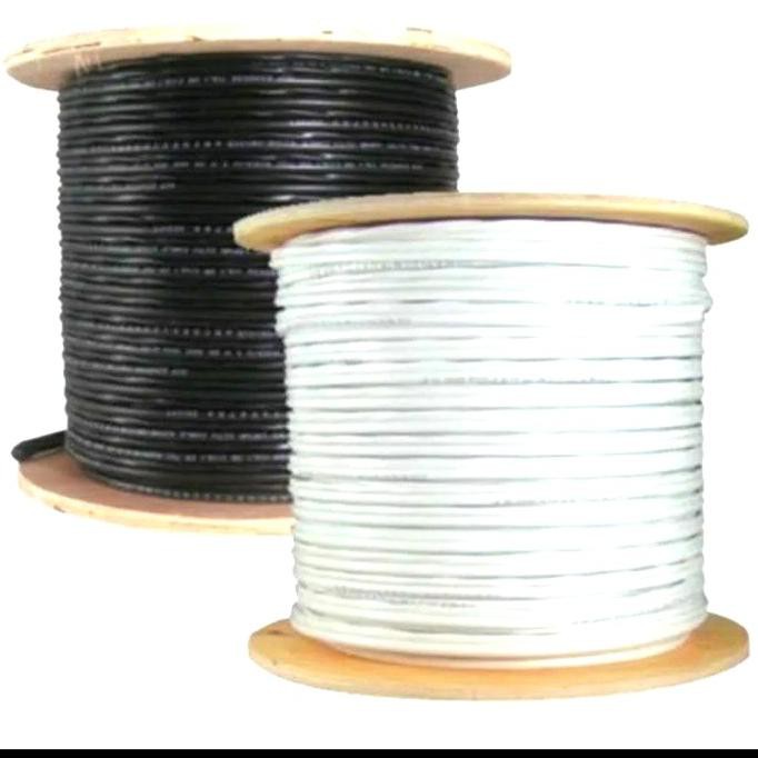 Kabel Cctv Coaxial Rg6 + Power 1 Rol 300 Meter