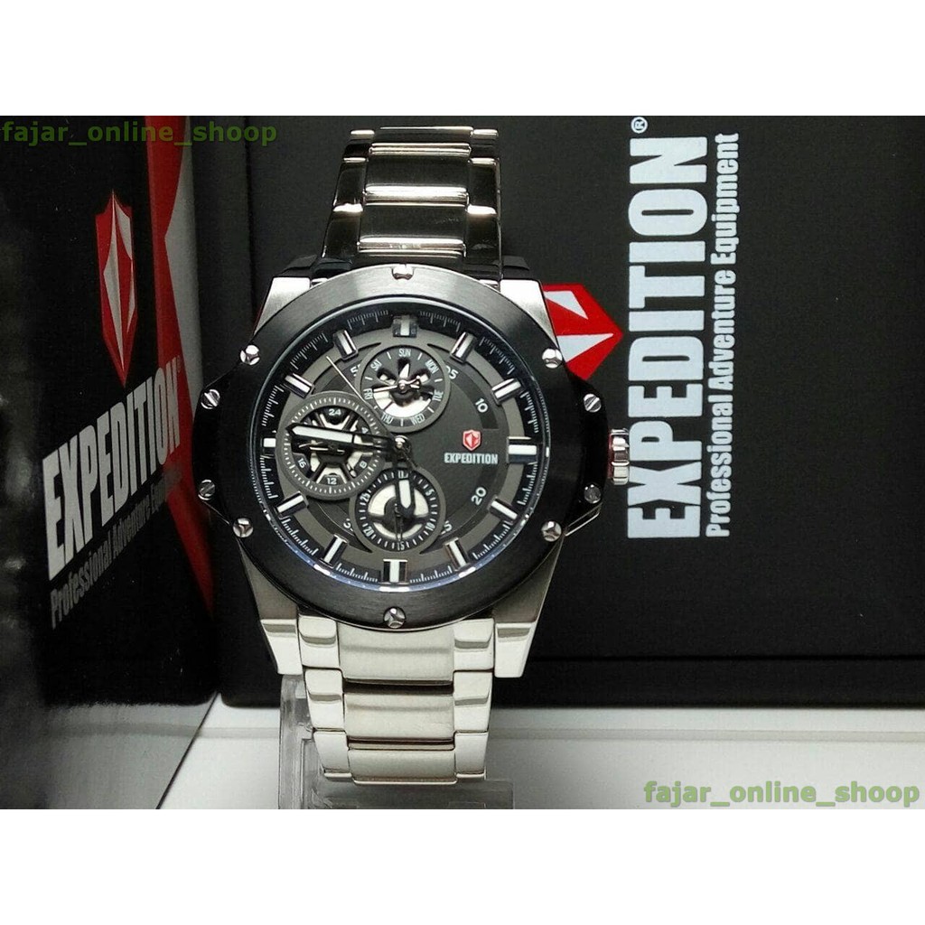 Jam Expedition E 6696B Silver Black Original