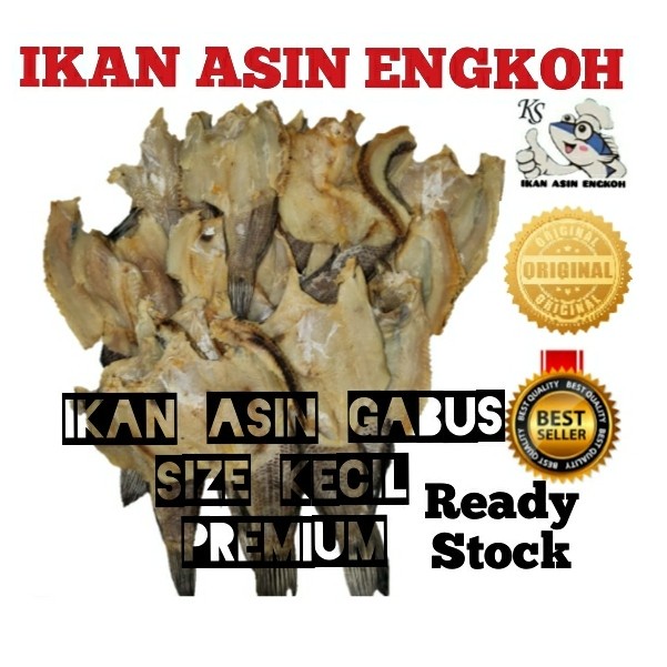 

ikan asin gabus kecil - sedang premium 500gr