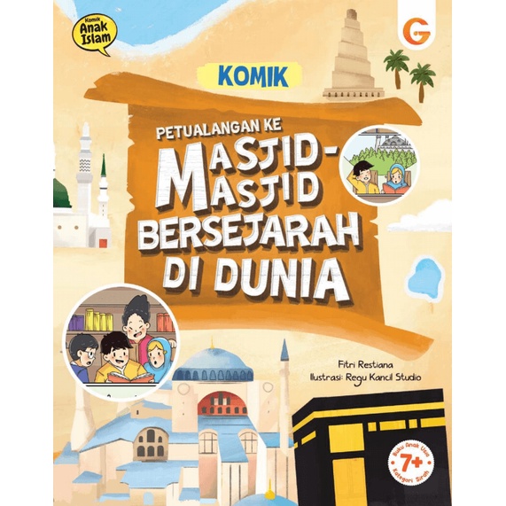 Buku Komik Petualangan Ke Masjid-Masjid Bersejarah di Dunia - Gema Insani 100% Original