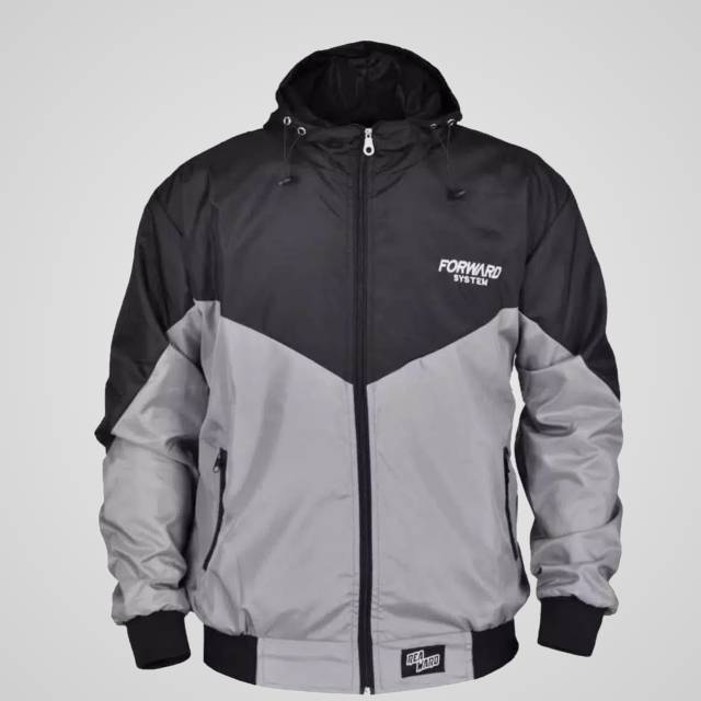 Jaket parasut pria forward system/mjb