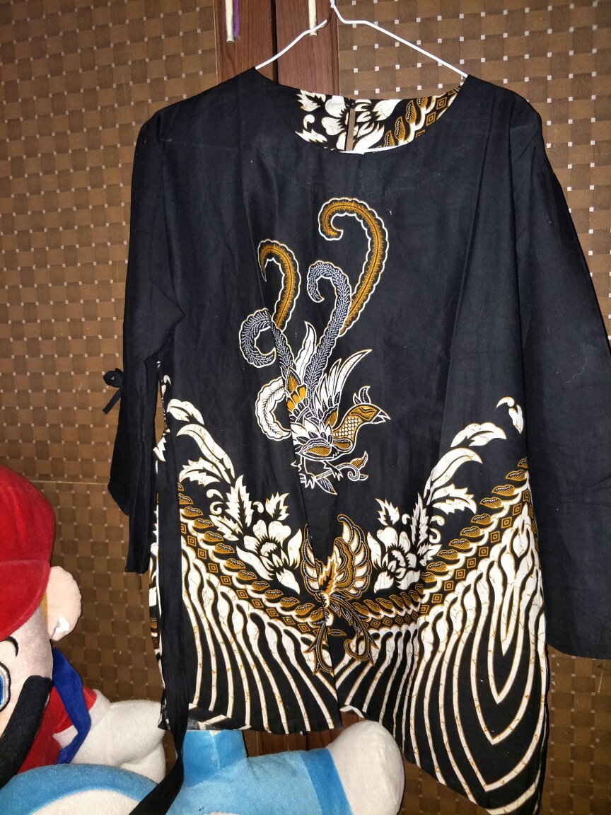 Batik Couple Keluarga - Sania Ruffle Ori Ndoro Jowi Dnt Sogan Motif Ayam Kate