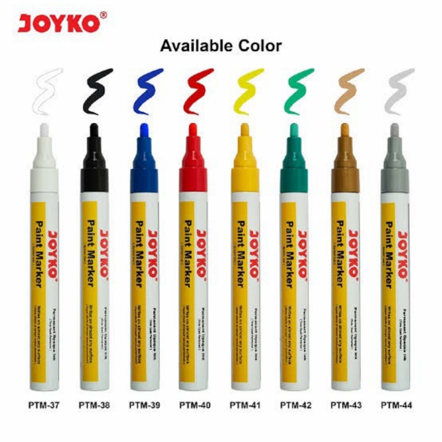 

Joyko Spidol Cat Permanent Warna / Paint Marker Color