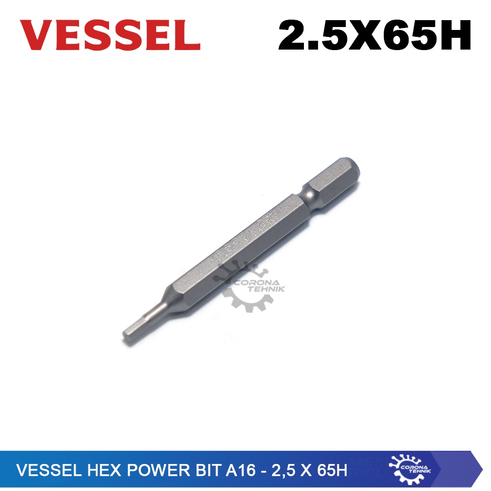 Mata Hexagonal - Made in Japan - Vessel Hex Power Bit A16