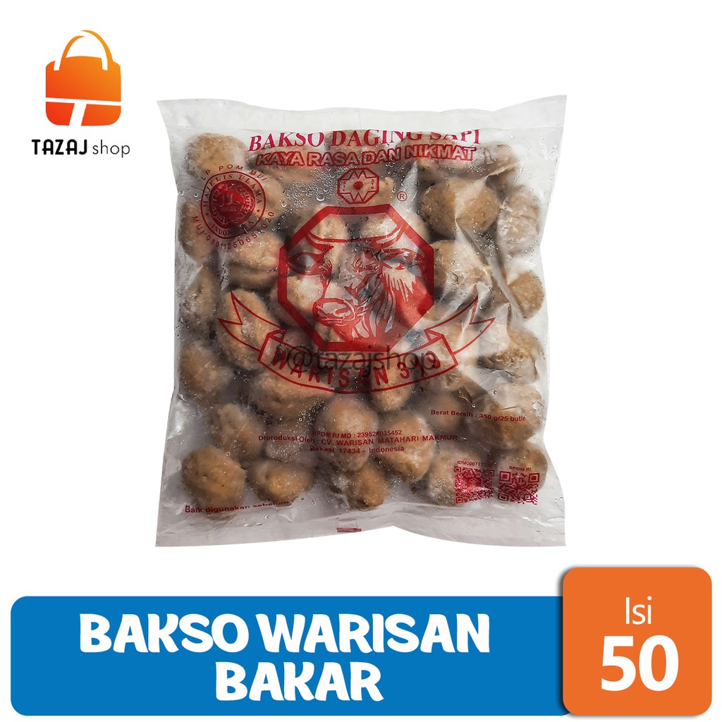 

Bakso Warisan Bakar - isi 50pcs