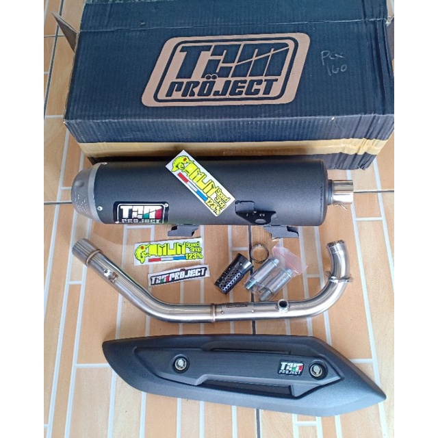 knalpot standar racing TZM project knalpot TZM PCX 160 full pack Non SS