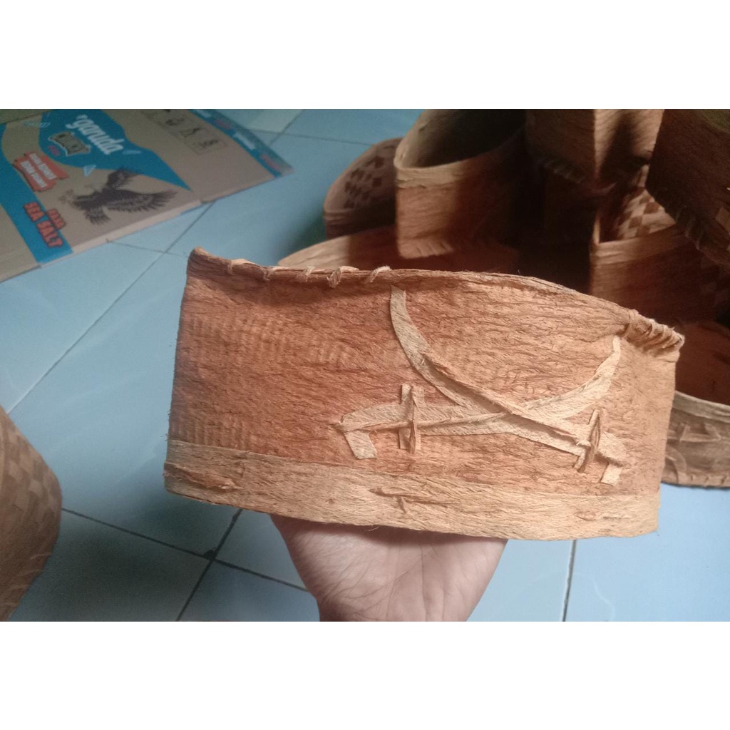 Peci habib bahar/peci kulit kayu honai / honay